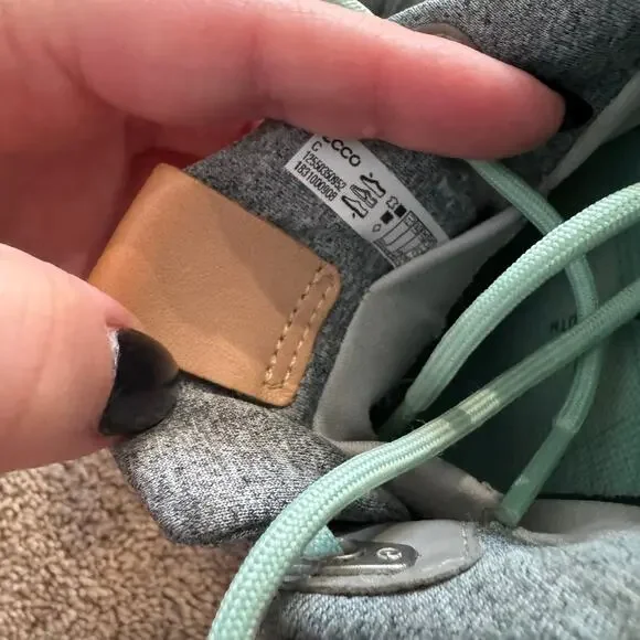 ECCO BIOM Hybrid 3 GTX Spikeless Golf Shoes Lace Up Women's Size 6 Yak Leather - Picture 8 of 11